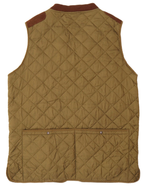 Barbour muška prošivena jakna UK 42 XL kaki poliamid u boji