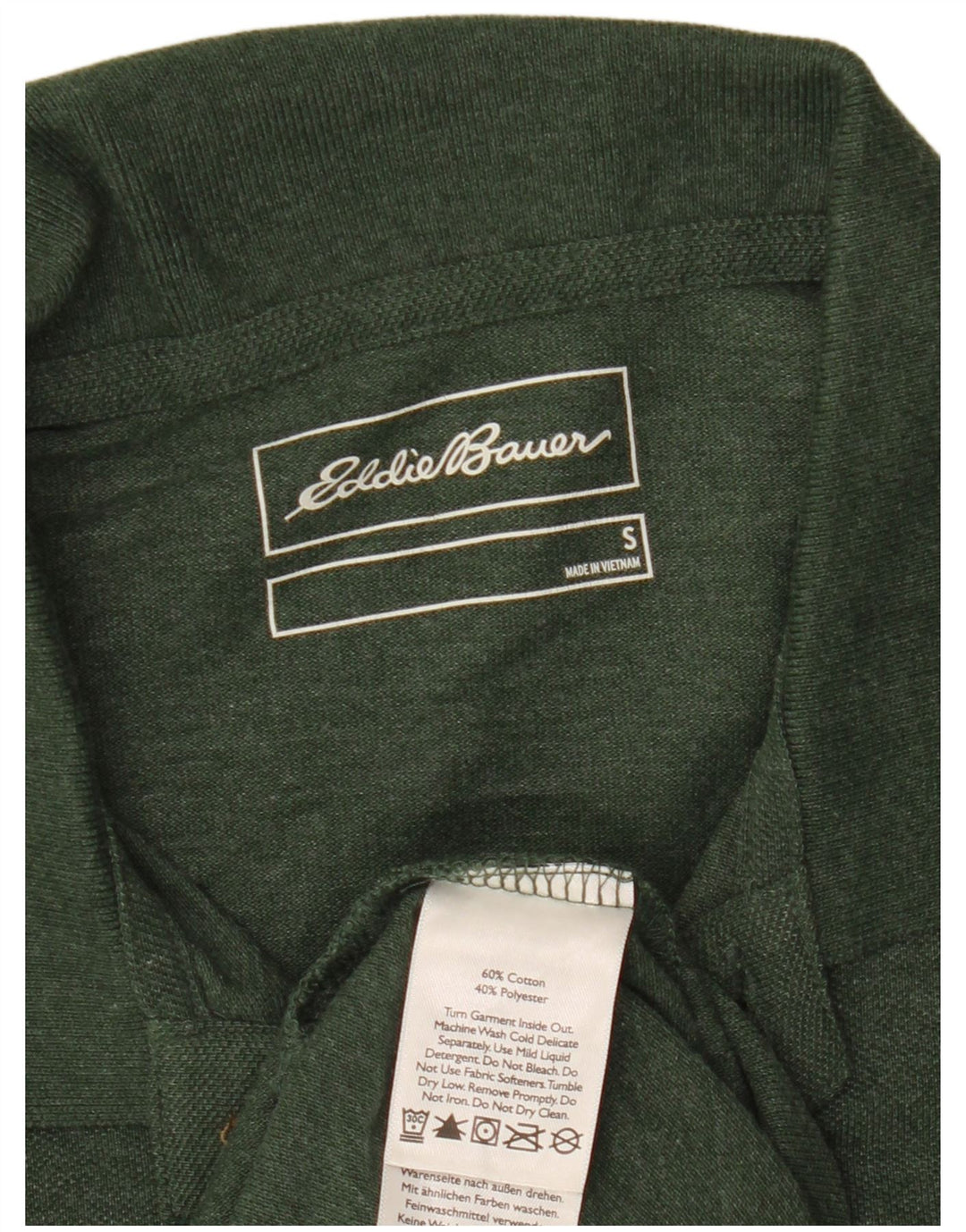 EDDIE BAUER Muška polo majica Mala zelena pamuk