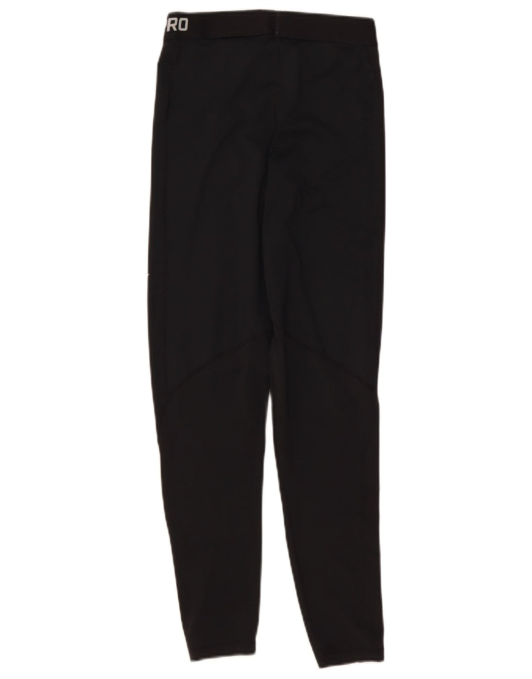 Nike Ženske Dri Fit Graphic Leggings UK 12 Srednje crni poliester