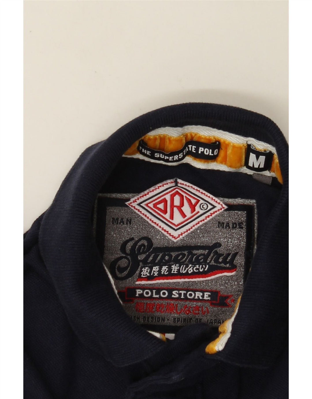 Superdry muška ragbi polo majica srednje plave boje