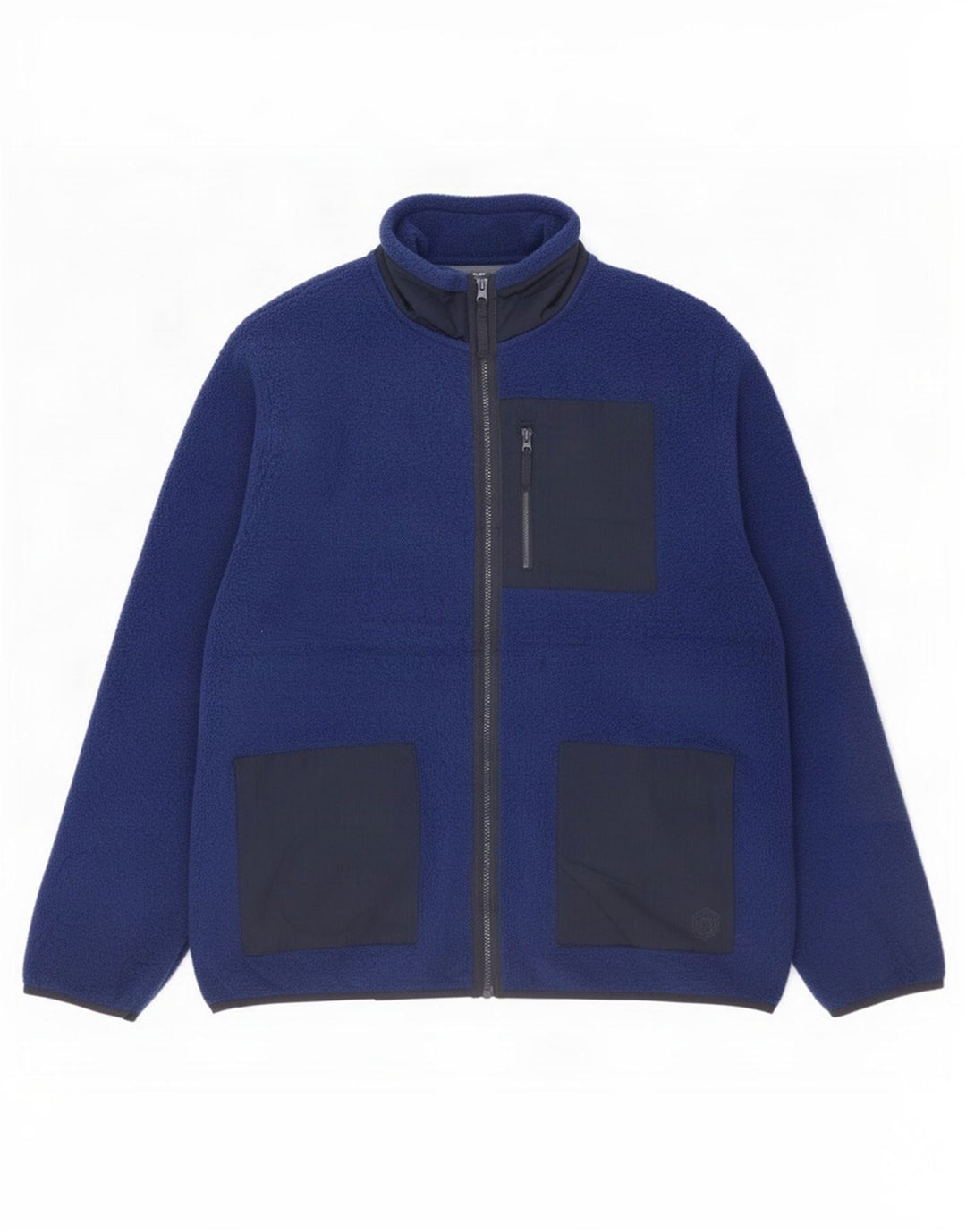 Marks & Spencer muška jakna od flisa UK 40 Large Blue Colourblock poliester
