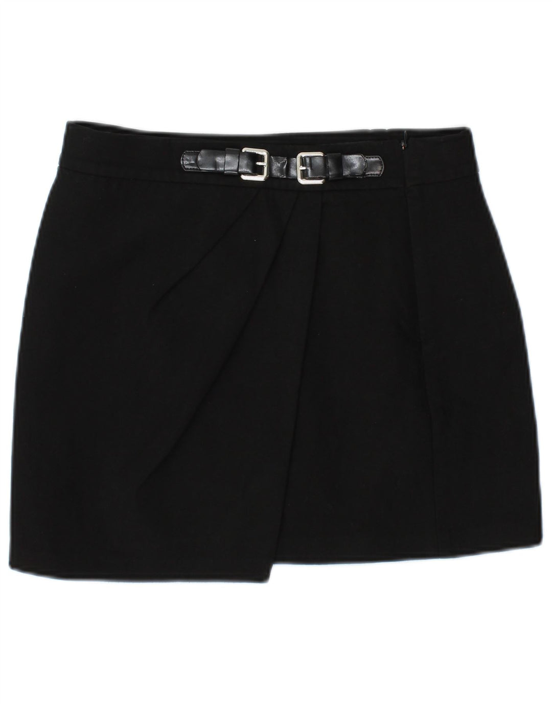 Zara ženska mini suknja mala W27 crni poliester