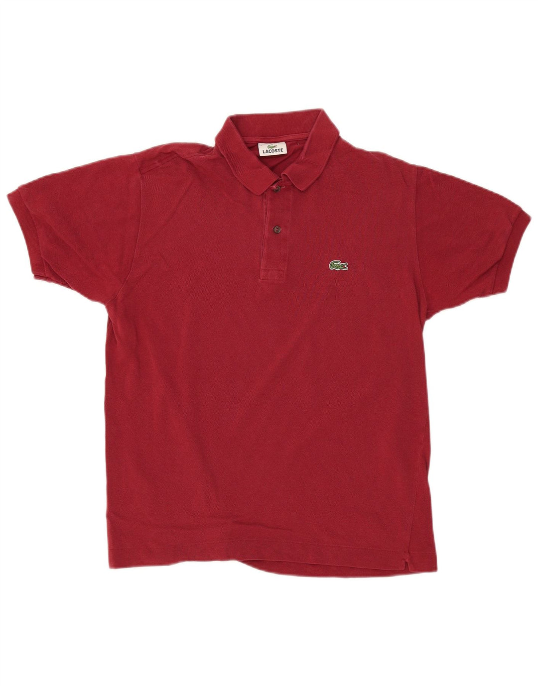 LACOSTE muška polo majica veličine 4, srednje tamnocrveni pamuk