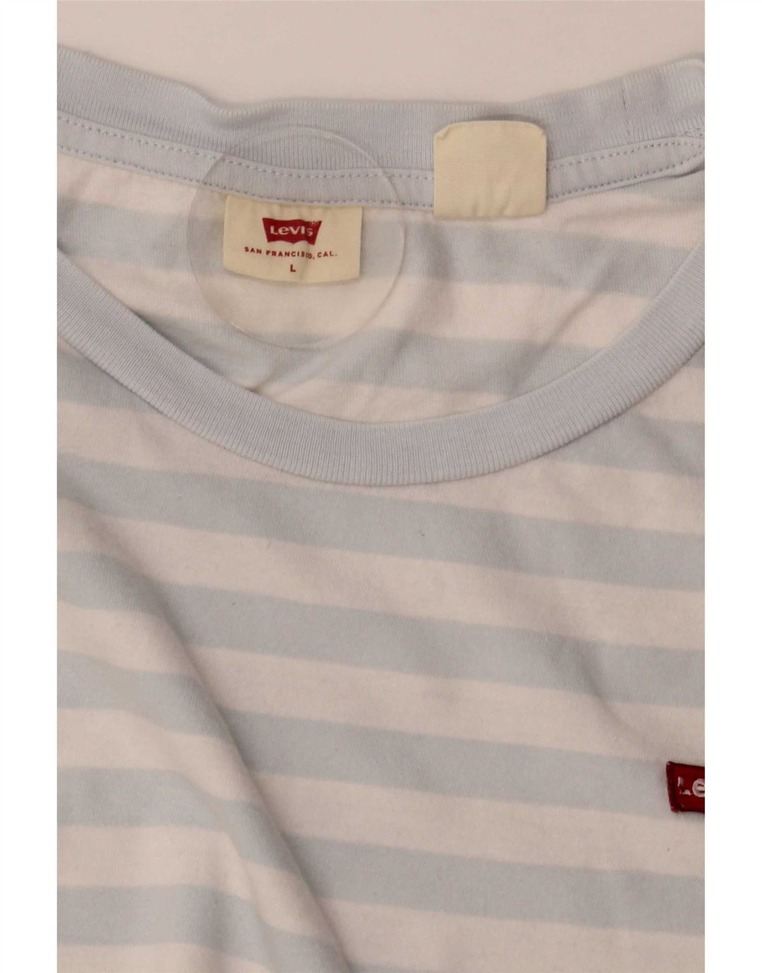 Levi's ženska majica kratkih rukava UK 16 velike plave pruge