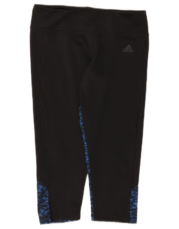 Adidas ženske Climalite Capri tajice UK 16/18 velike crne fleke