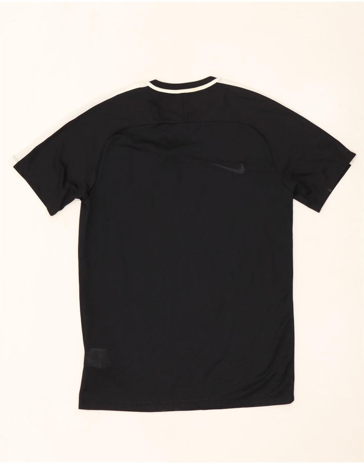 Nike Dri Fit T-Shirt Top srednji crni poliester u boji