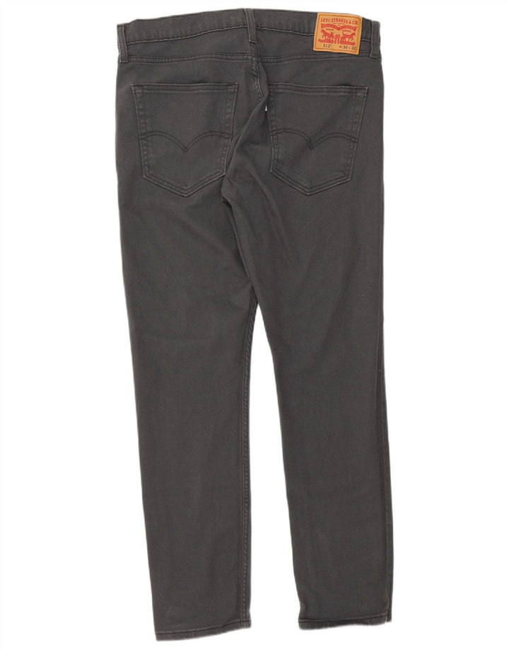 Levi's muške 512 uske sužene traperice W36 L32 sive