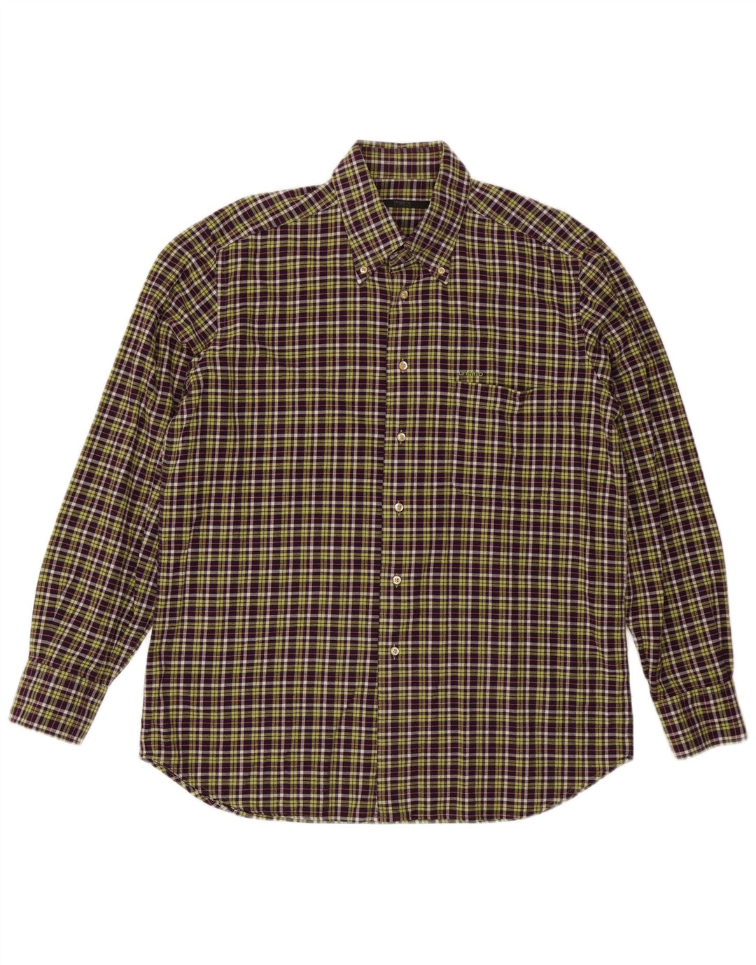 UNGARO muška košulja veličina 43 17 XL ljubičasta karirana