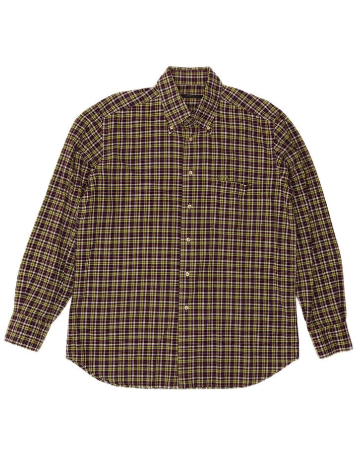 UNGARO muška košulja veličina 43 17 XL ljubičasta karirana