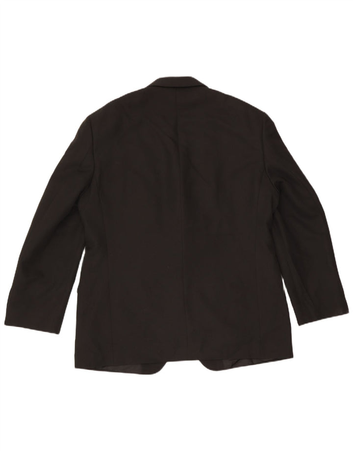 Marks & Spencer muška jakna sa 3 gumba UK 42 veliki crni poliester