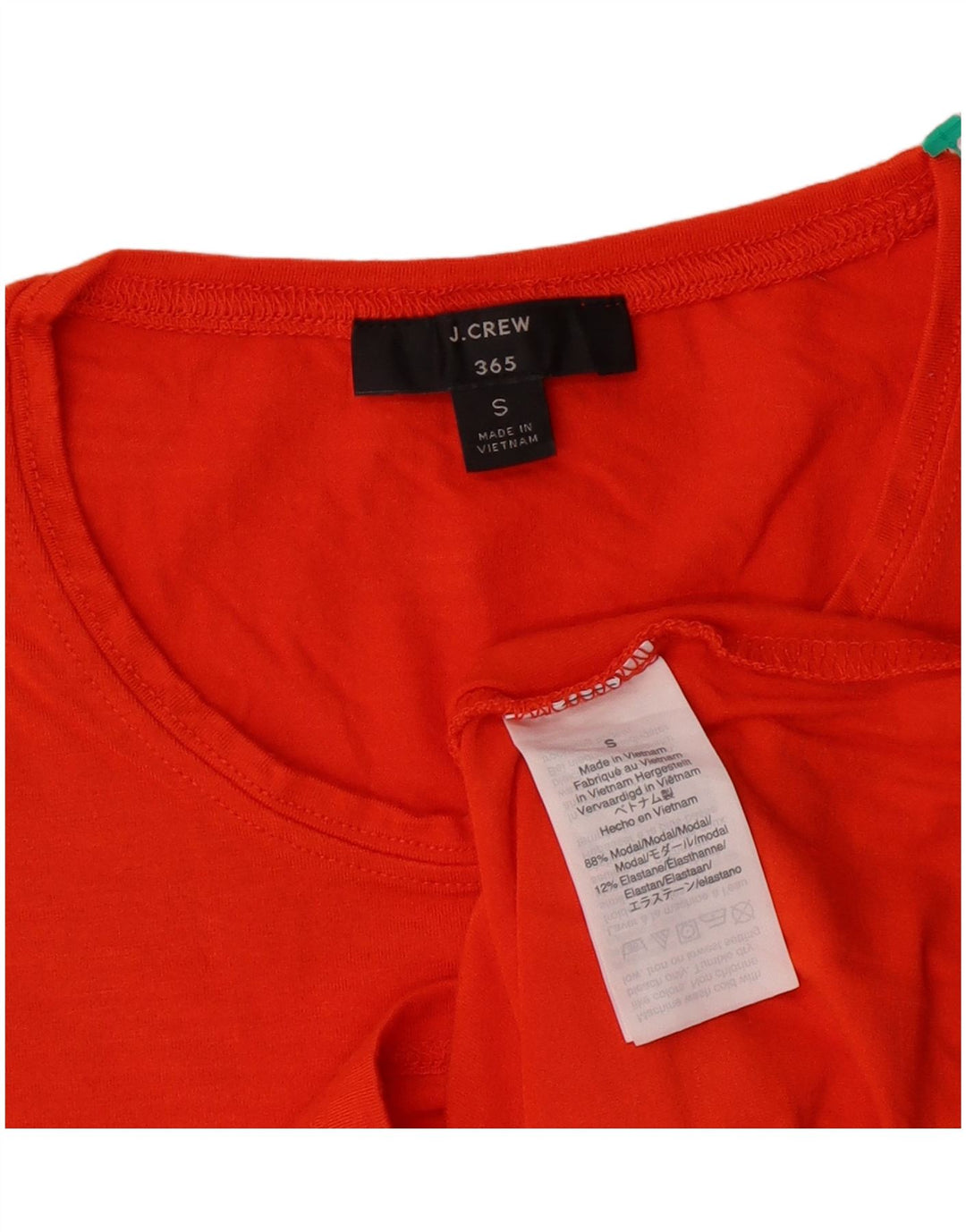 J. CREW Ženska majica kratkih rukava 365 UK 10 Small Orange Modal