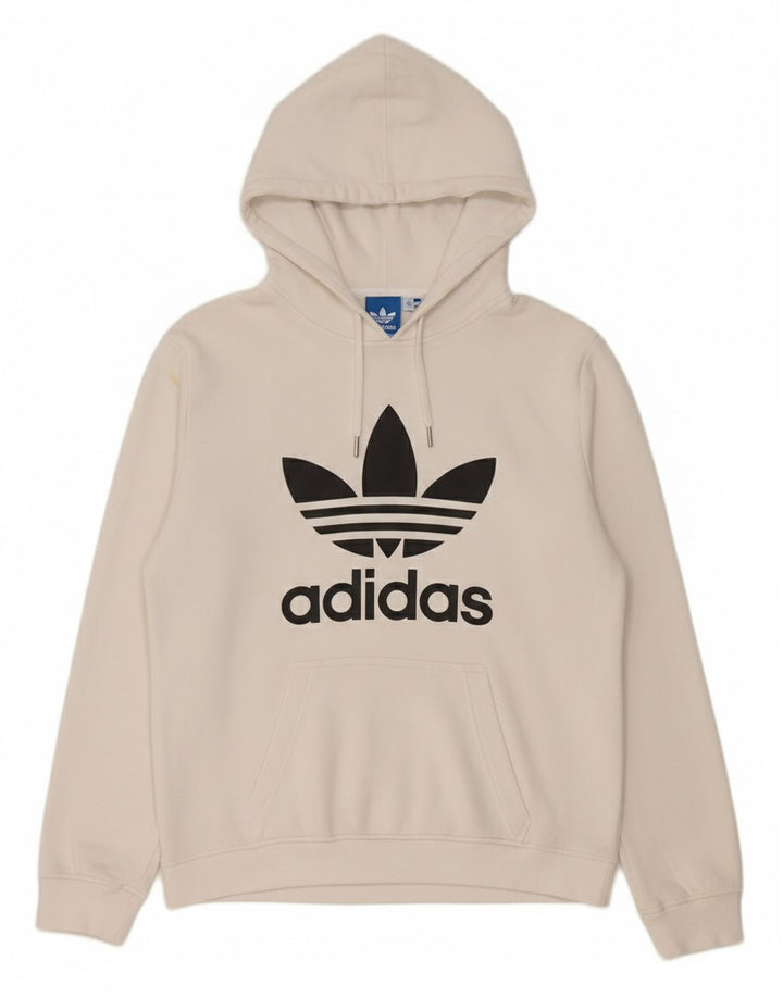 Adidas muška majica s kapuljačom srednje veličine, bijeli pamuk