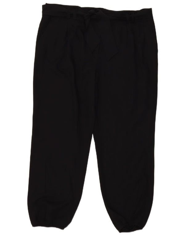 Marks & Spencer ženske ležerne hlače visokog struka UK 18 XL W38 L28 tamnoplave