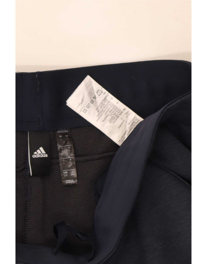 Adidas muške hlače od trenirke, veliki tamnoplavi pjegavi poliester