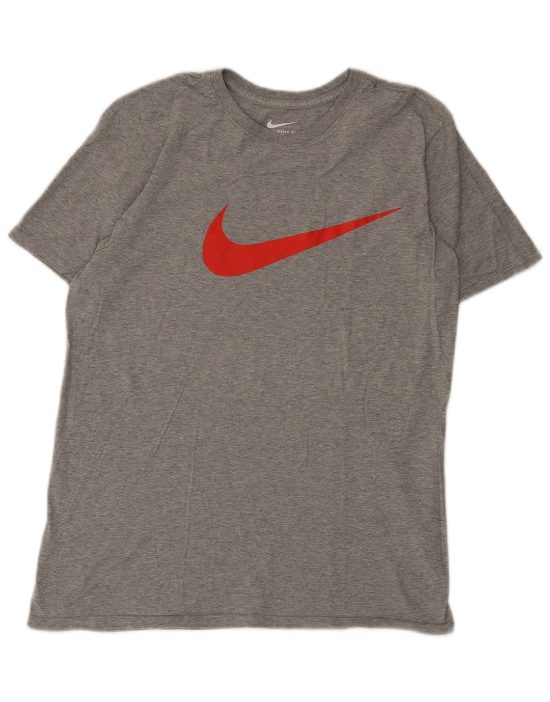 Nike muška majica s kratkim rukavima atletskog kroja srednje sivi pamuk