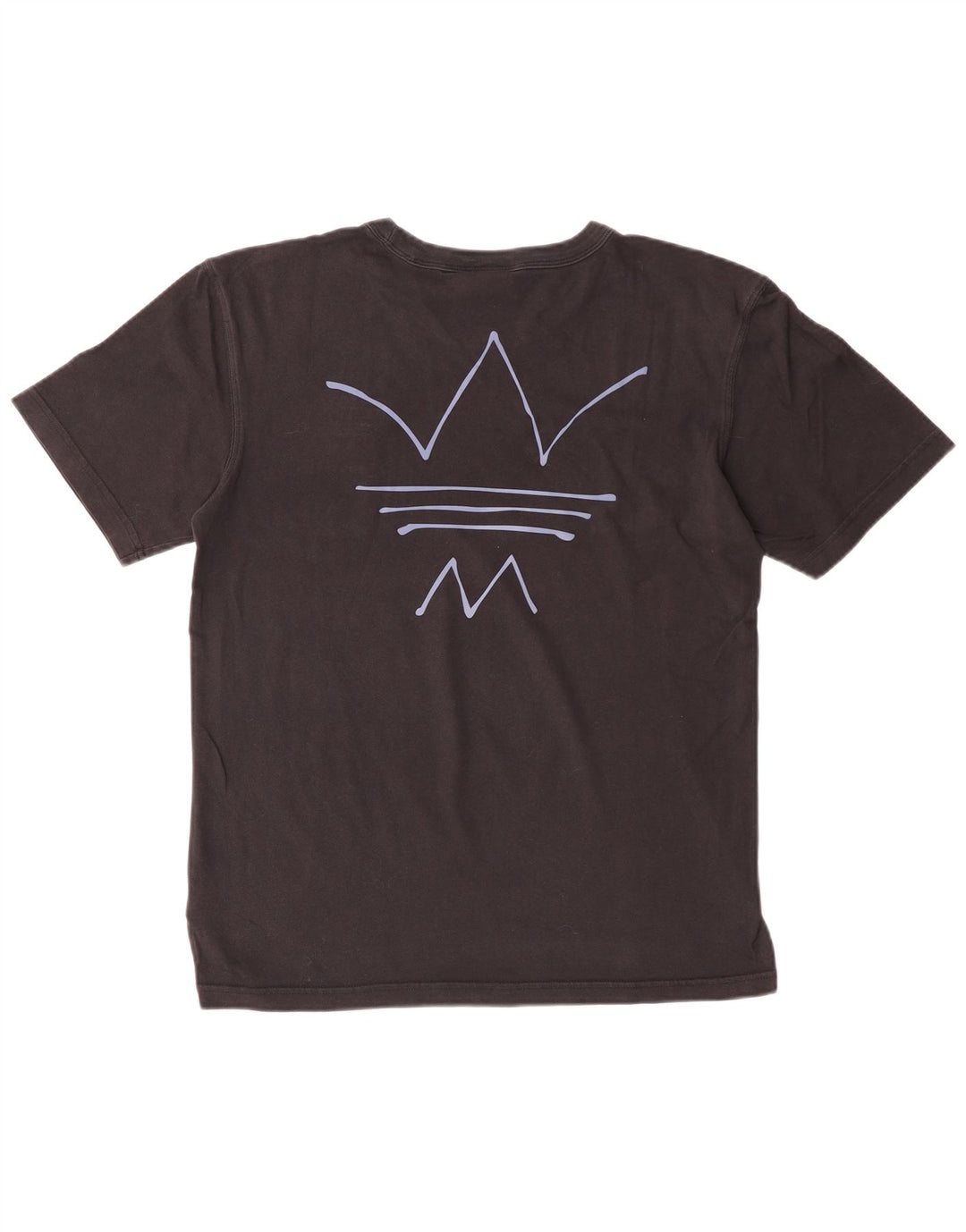 ADIDAS muška majica kratkih rukava s grafičkim motivima, mala, crna pamučna