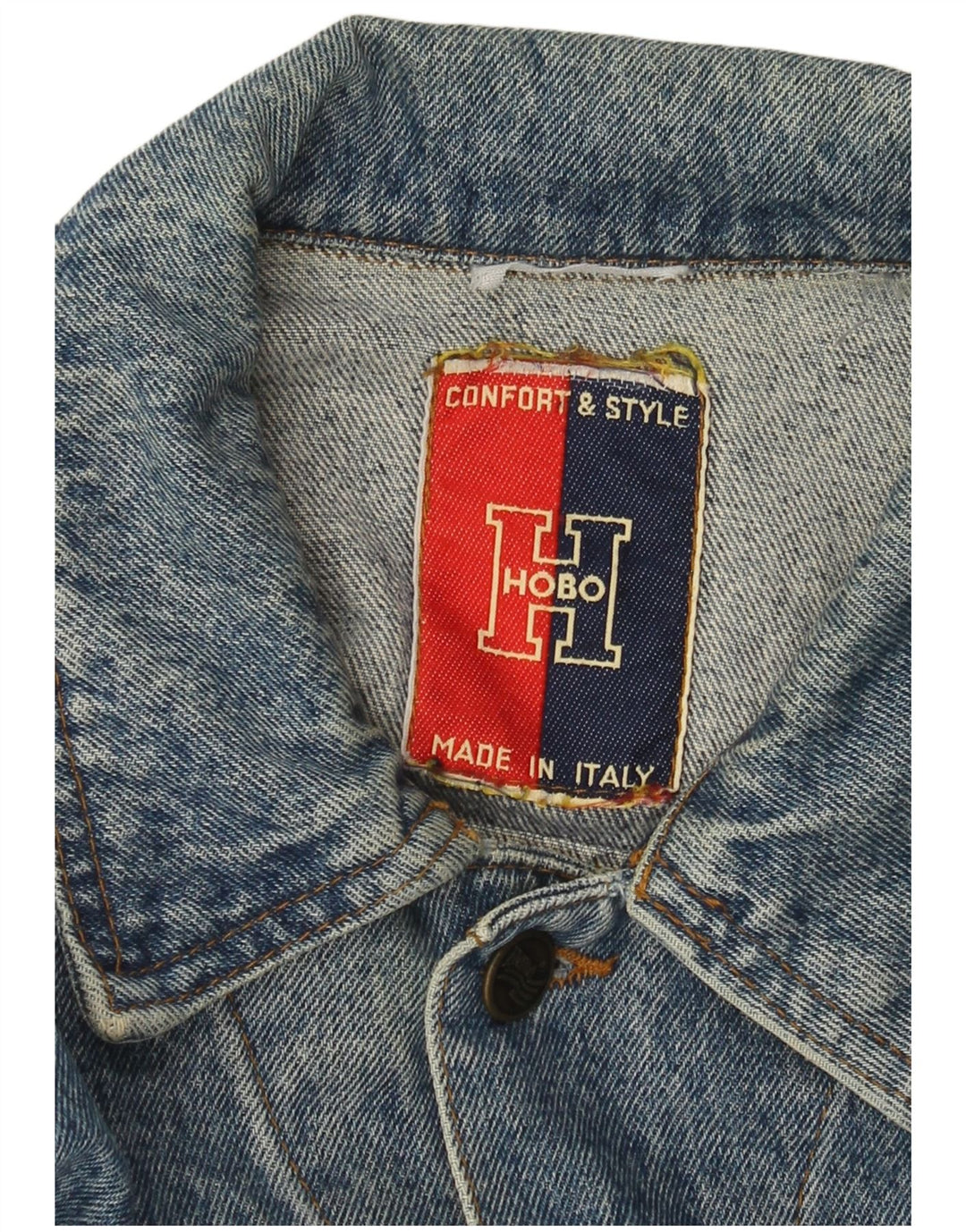 Vintage muška traper jakna UK 40 Large Blue