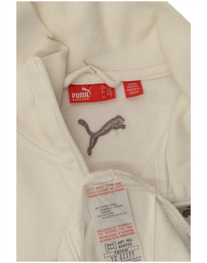 Puma muška trenirka s grafičkim motivima, mala bijela pamučna jakna