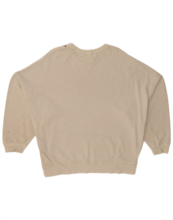 Diesel Ženska prekomjerna majica s grafičkim motivima UK 12 srednje bijele cvjetne