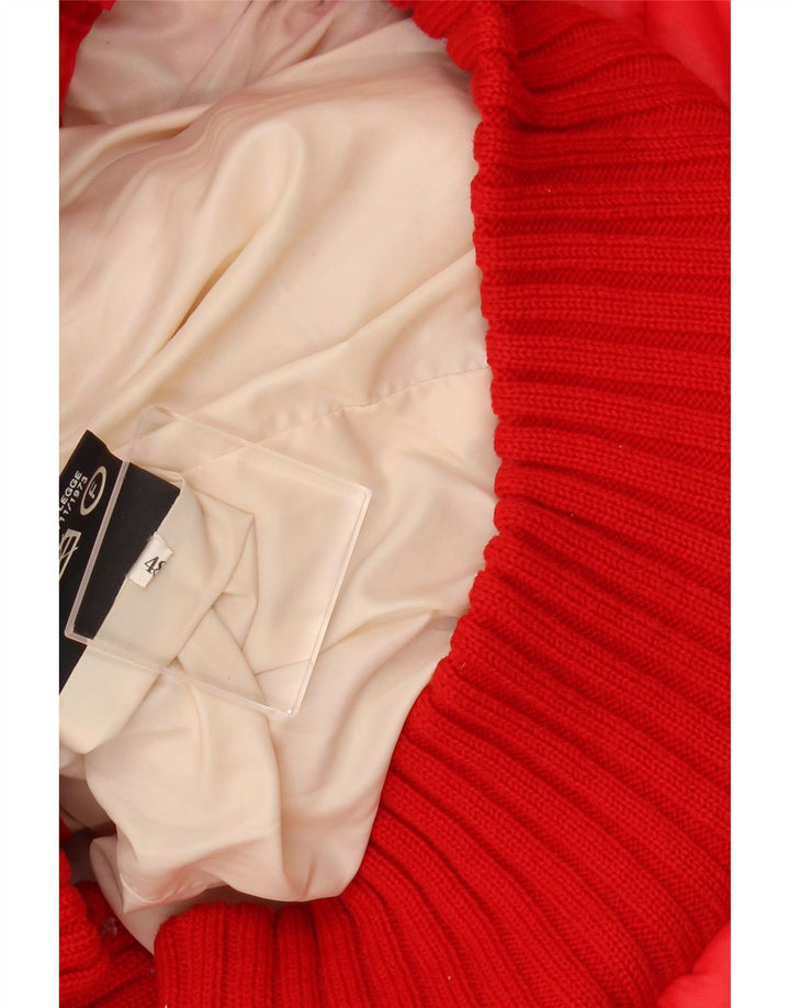 RADICI Muška podstavljena jakna s kapuljačom IT 48 srednje crvene boje od poliamida