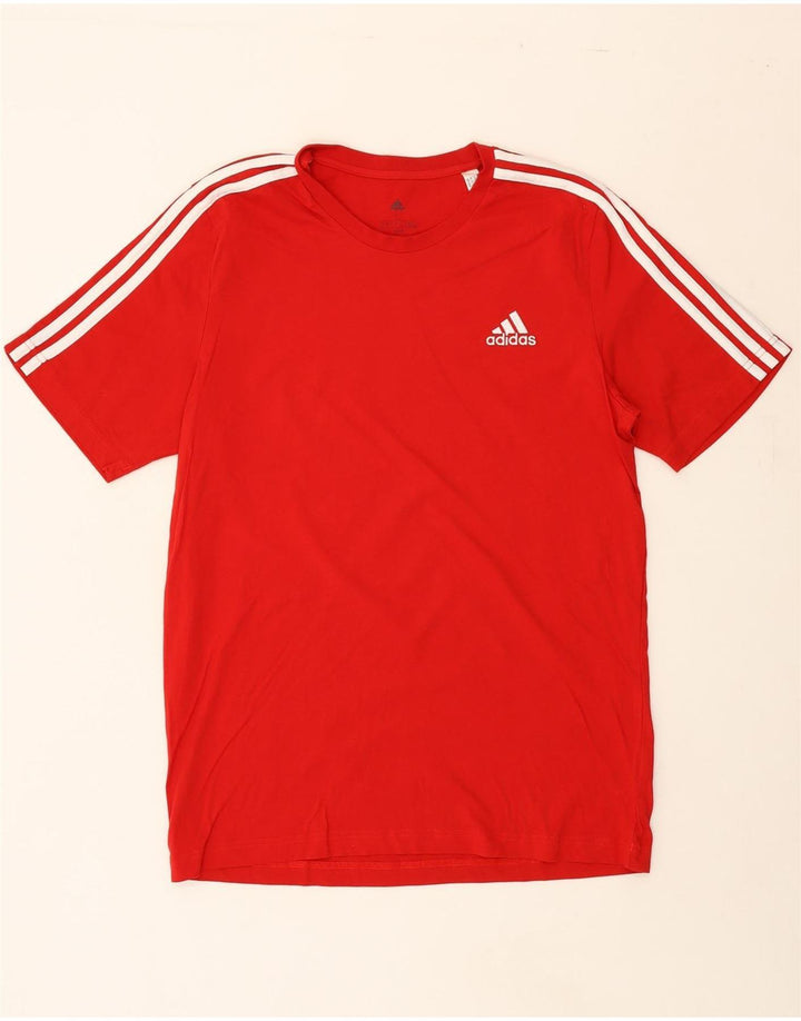 ADIDAS Mens T-Shirt Top Large Red Cotton Vintage Adidas and Second-Hand Adidas from Messina Hembry 