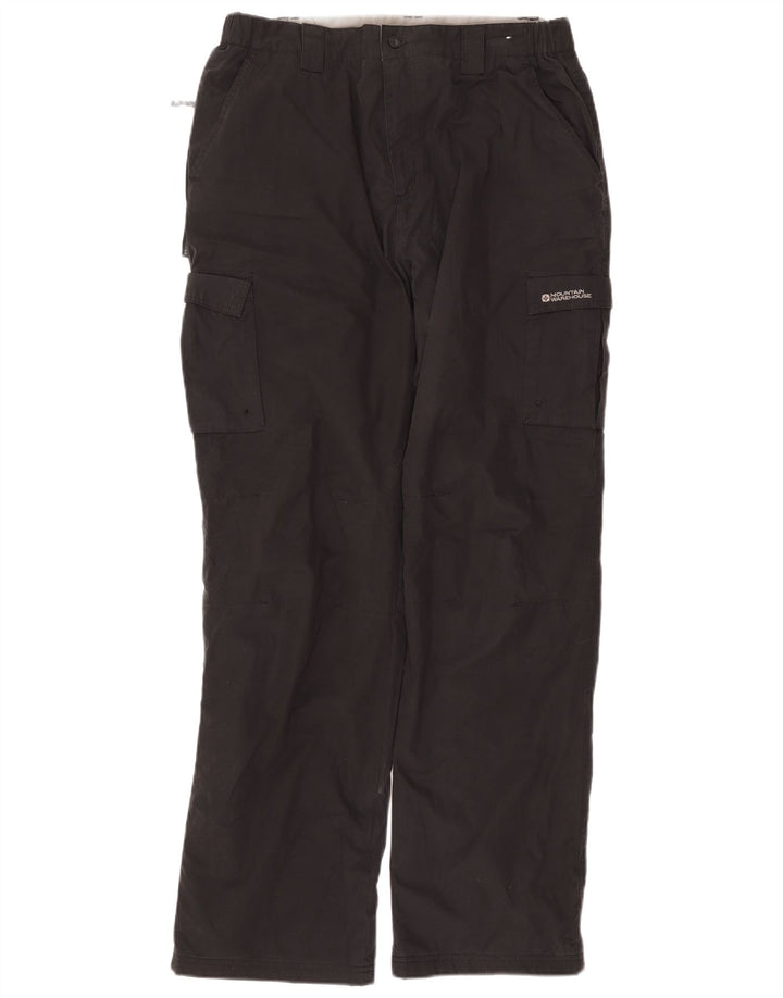 Mountain Warehouse muške ravne kargo hlače W36 L32 sivi poliester