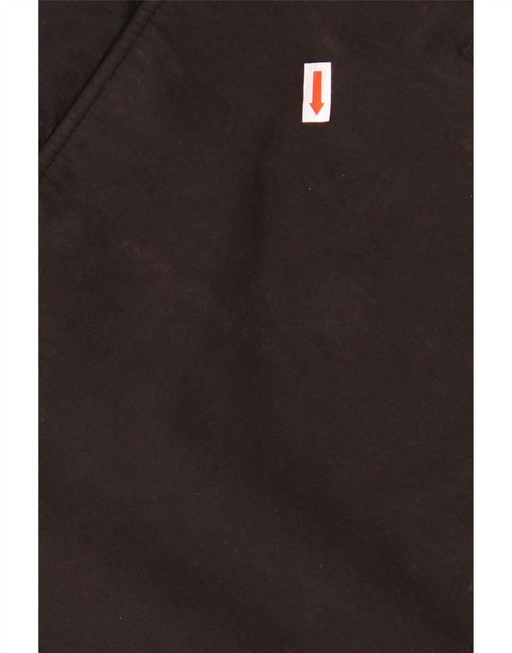 NAUTICA Muška majica s kapuljačom s patentnim zatvaračem Srednji crni poliester