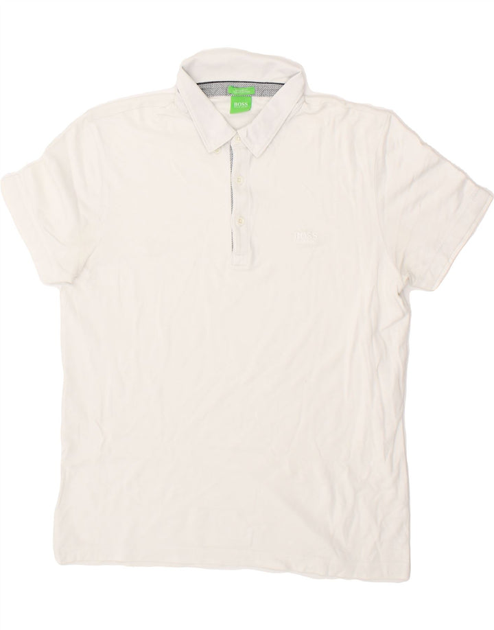 HUGO BOSS Muška polo majica standardnog kroja Velika bijela