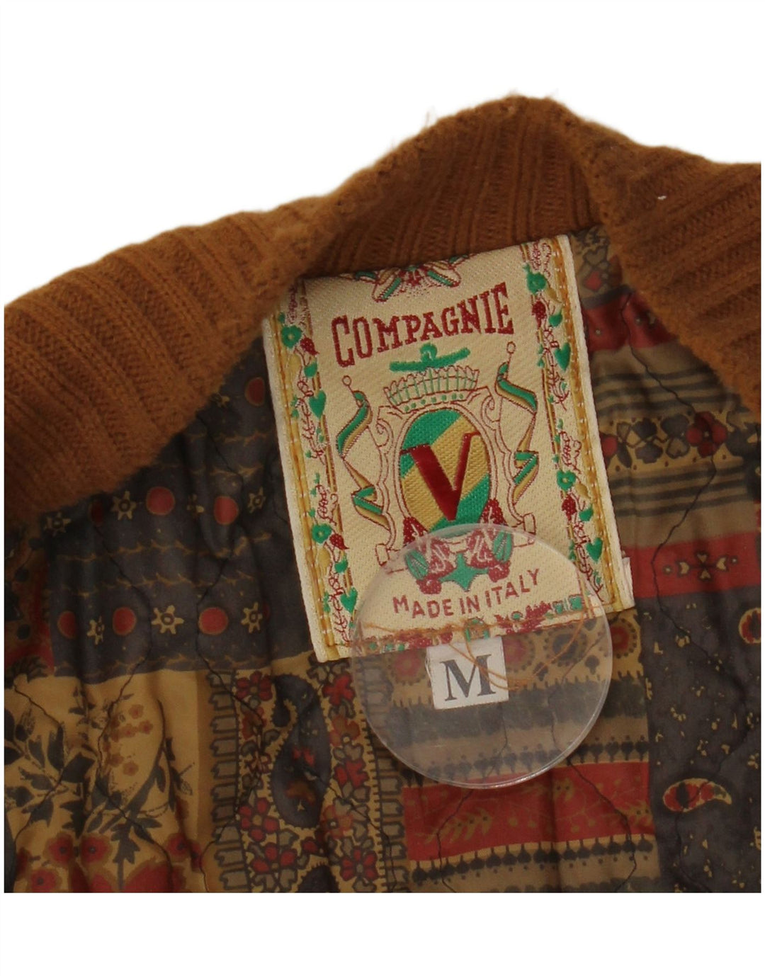 COMPAGNIE Muška bomber jakna od brušene kože UK 38 srednje smeđa Fair Isle