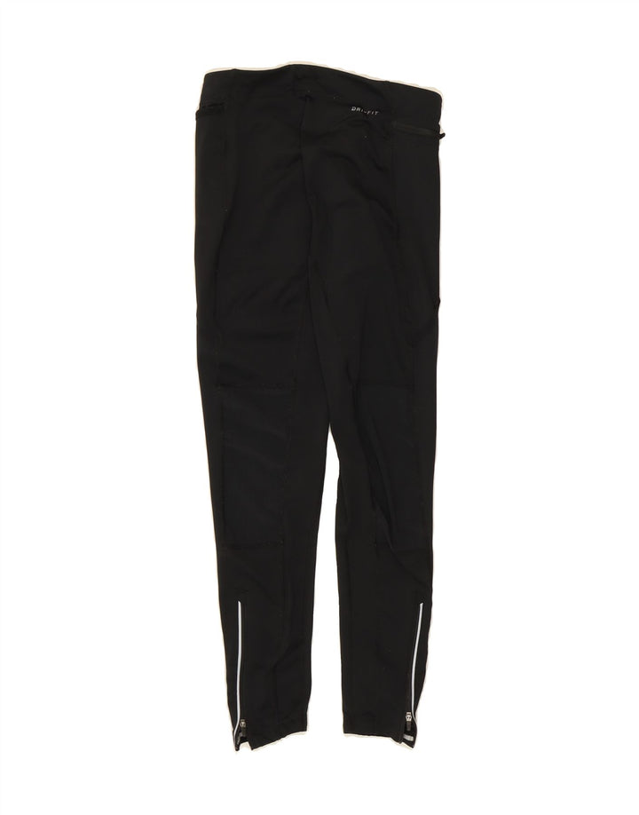 NIKE Womens Dri Fit Leggings UK 8 Small  Black Polyester Vintage Nike and Second-Hand Nike from Messina Hembry 
