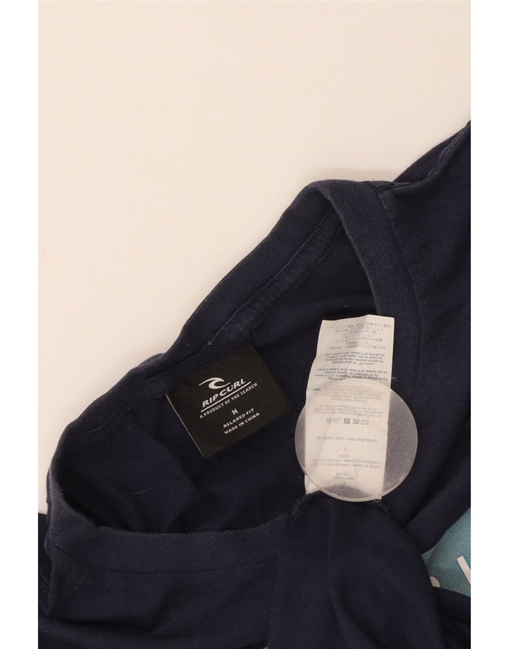 Rip Curl muška majica kratkih rukava opuštenog kroja srednje tamnoplavi pamuk