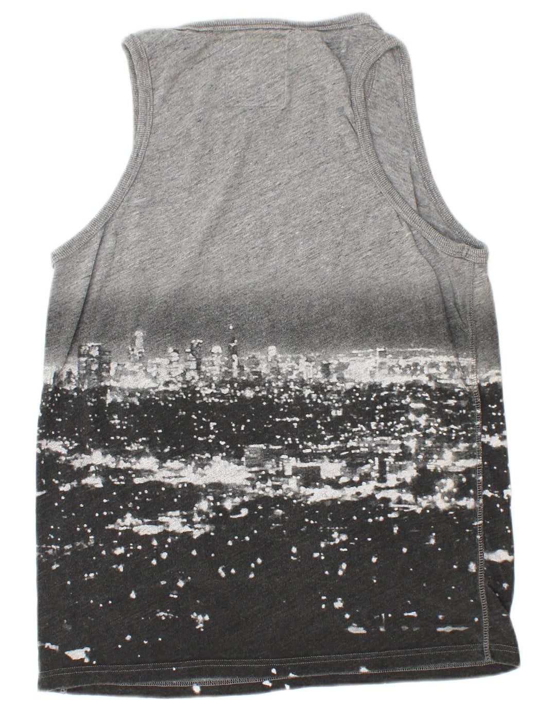 SUPERDRY muški grafički prsluk, velika siva boja