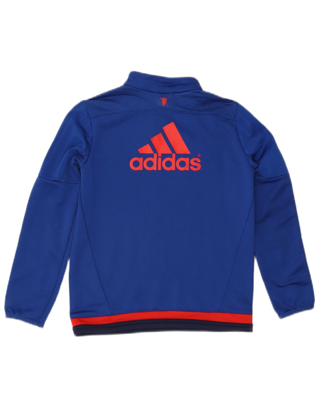ADIDAS Boys Graphic Pullover Tracksuit Top 9-10 Years Blue