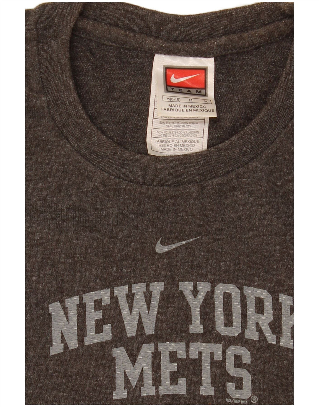 Nike Ženska grafička majica kratkih rukava US 8/10 Medium Grey Flecked Poliester