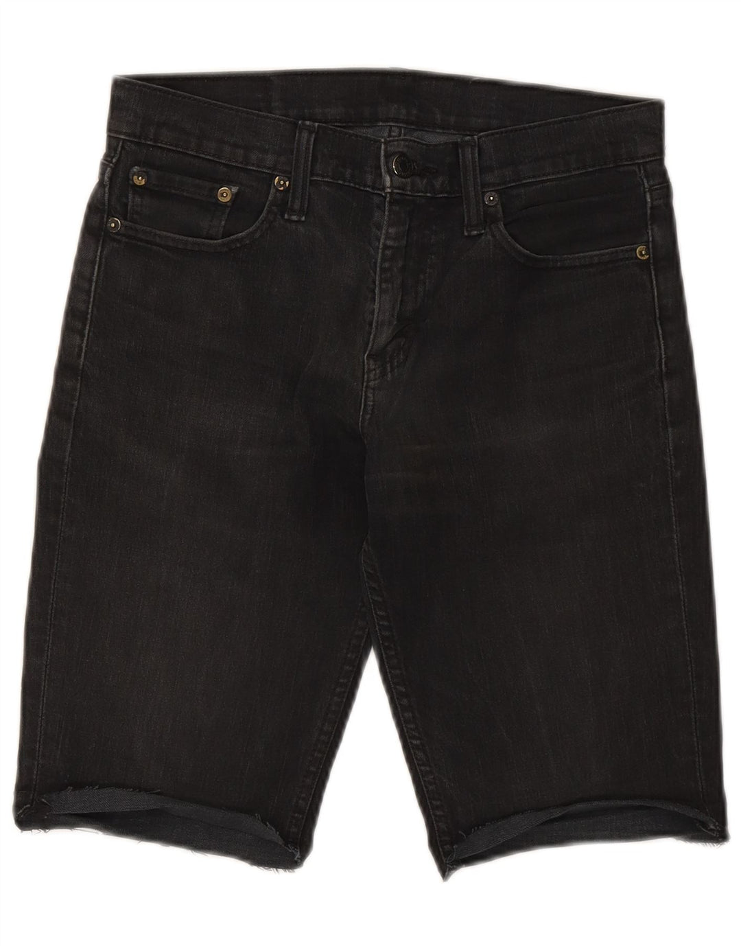 Levi's muške kratke traper hlače 511 W30 Srednje crni pamuk