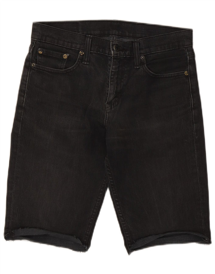 Levi's muške kratke traper hlače 511 W30 Srednje crni pamuk
