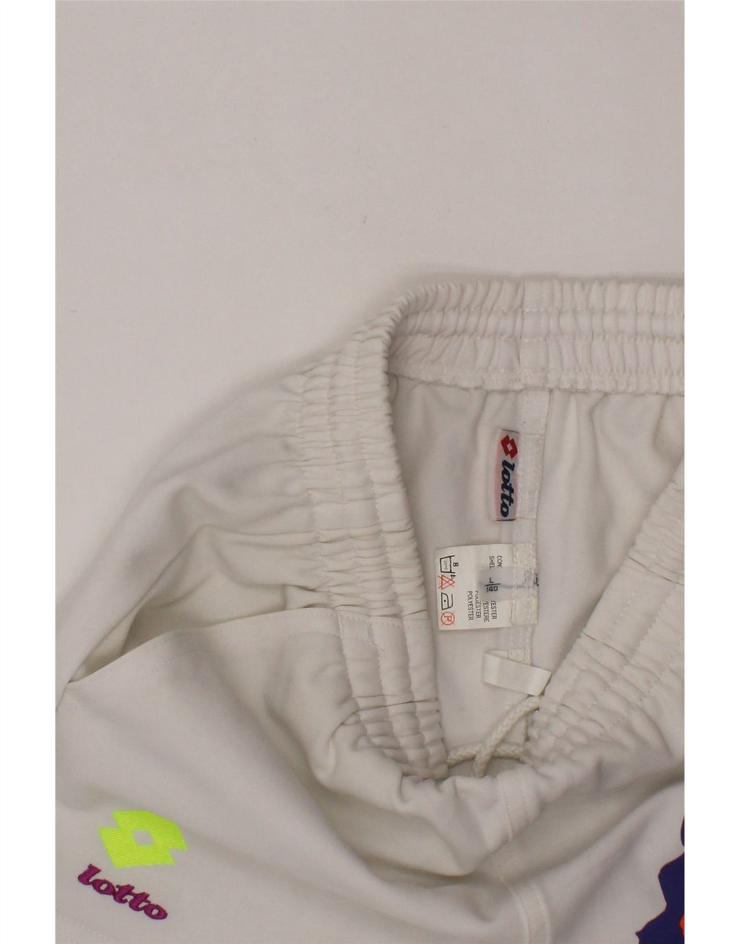LOTTO kratke sportske hlače za djevojčice 9-10 godina, veliki bijeli poliester