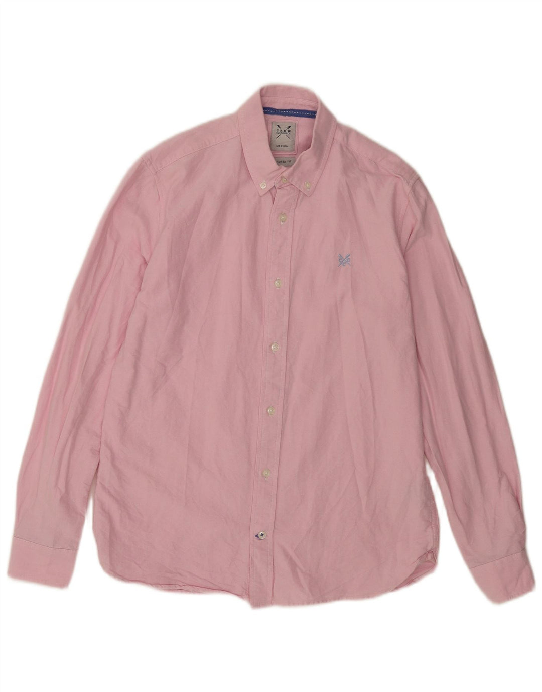 Crew Clothing Muška krojena košulja Srednje ružičasti pamuk
