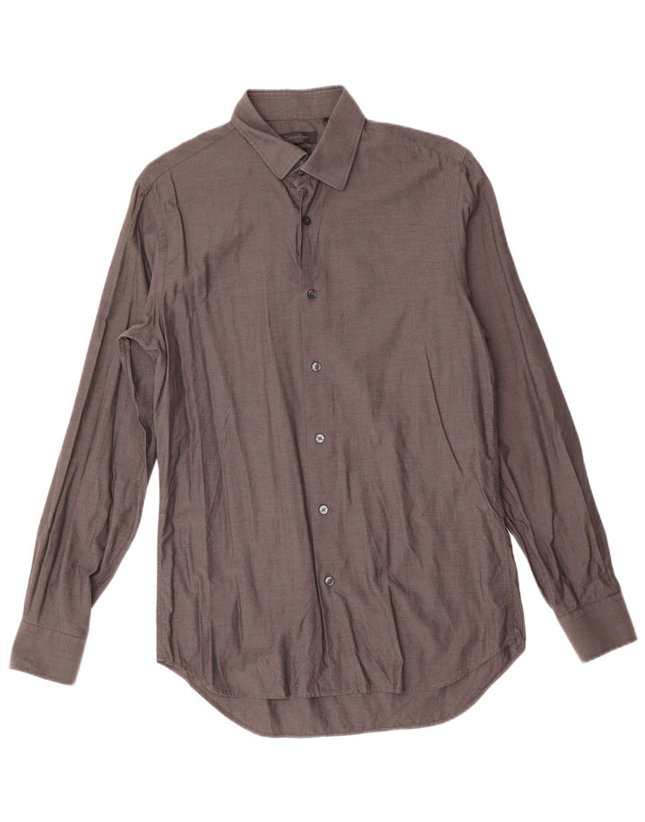 CALVIN KLEIN muška uska košulja veličina 41 16 velika siva