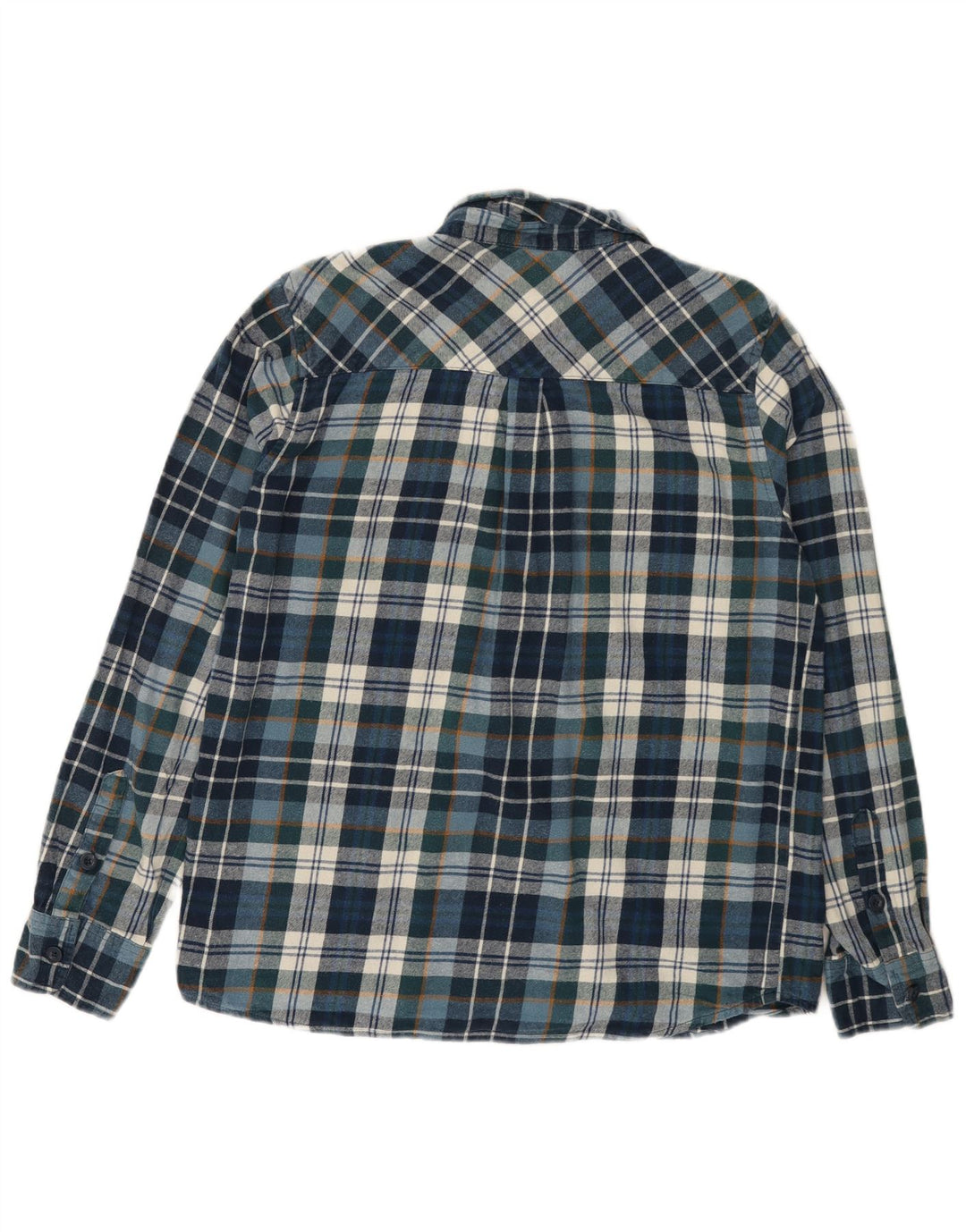 MOUNTAIN WAREHOUSE Muška flanelska košulja, pamuk, veliki plavi karirani komad