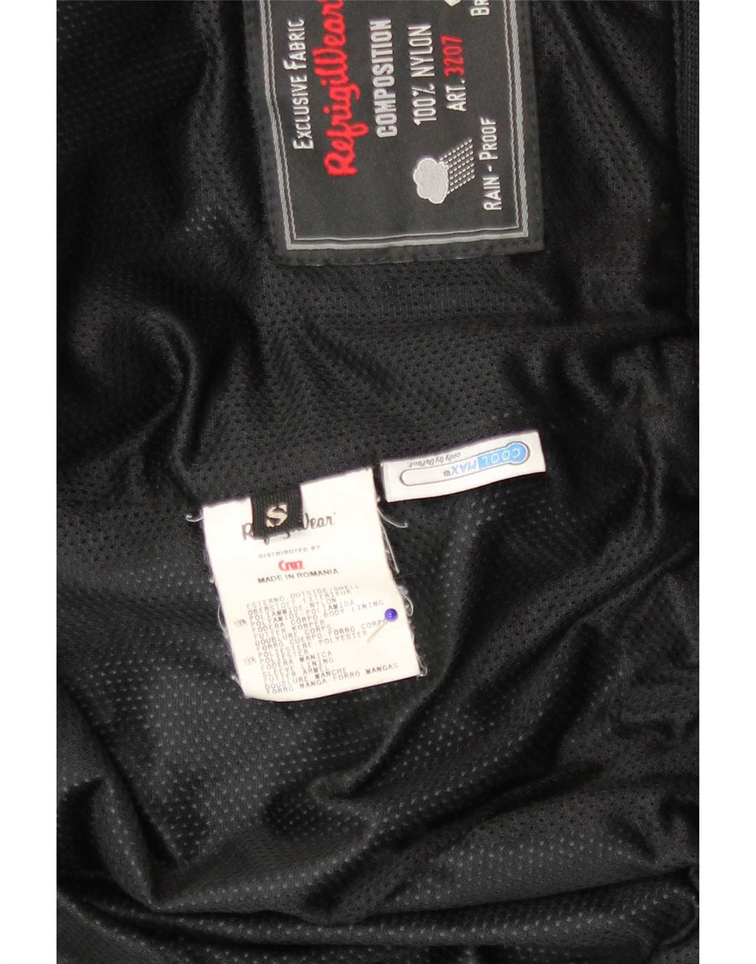 Refrigiwear muška kišna jakna UK 36 Mala tamnoplava poliamidna boja