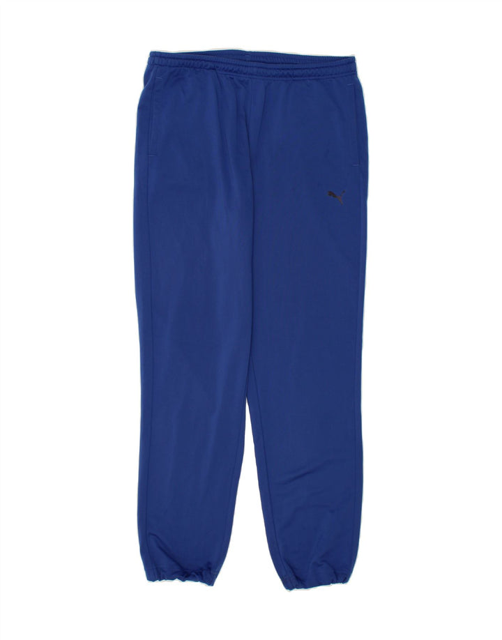 PUMA Mens Tracksuit Trousers Joggers Large Blue Polyester Vintage Puma and Second-Hand Puma from Messina Hembry 