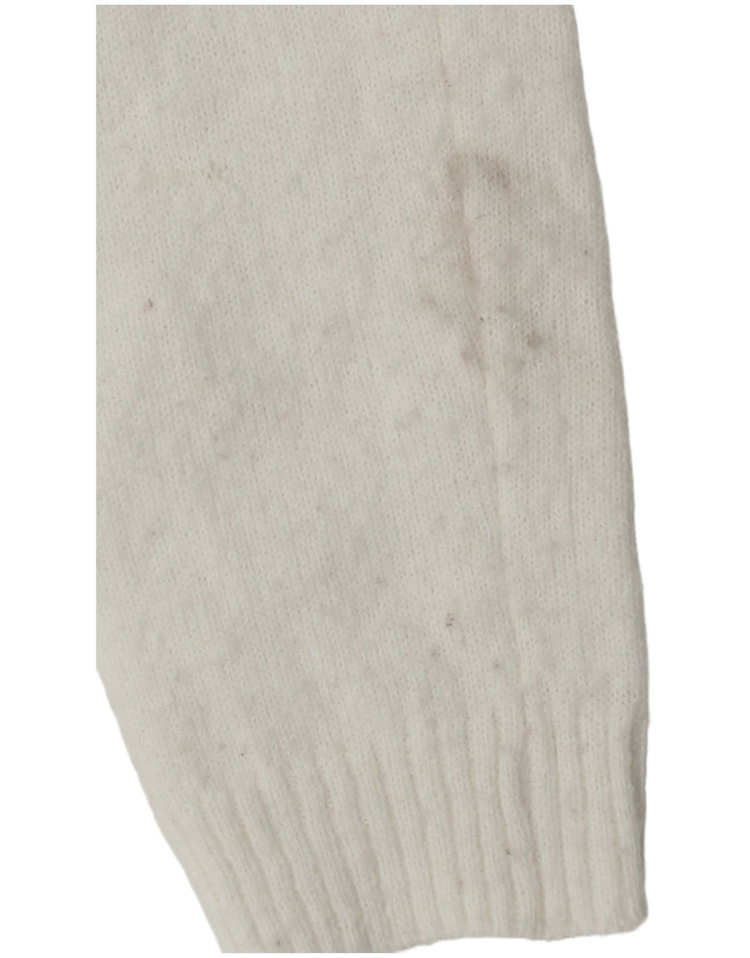 Zara ženski kratki kardigan pulover UK 12 Srednje bijeli poliester