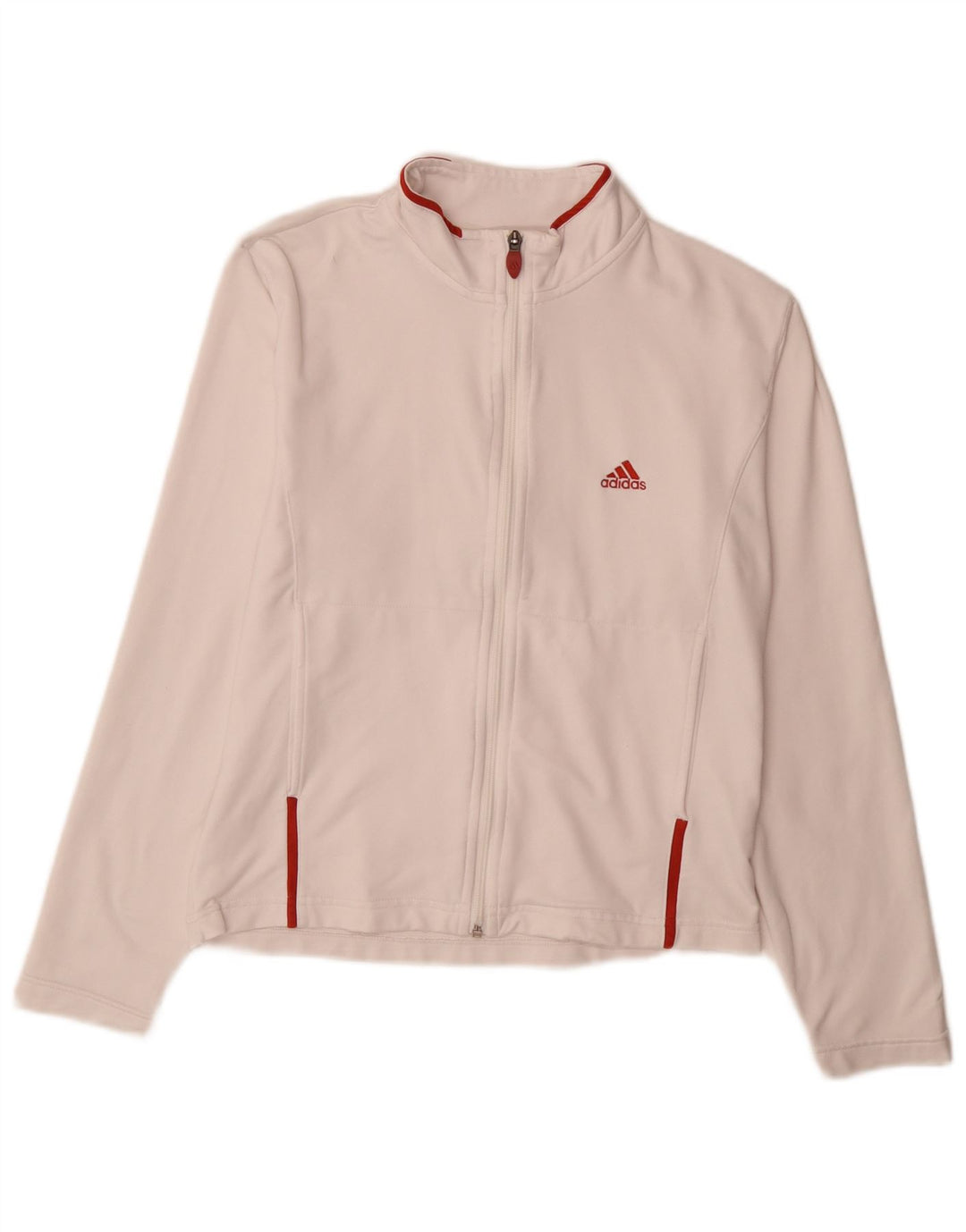 Adidas muška gornja jakna trenirke UK 12 srednji bijeli poliester