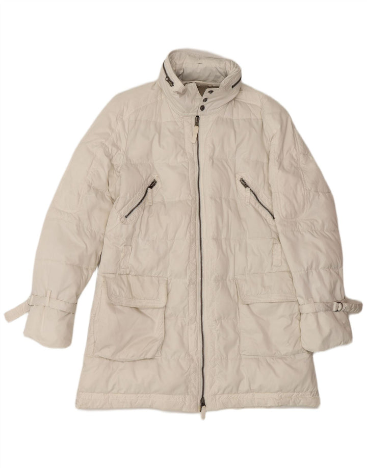 Marlboro Classics ženski podstavljeni kaput EU 46 XL bijeli poliester