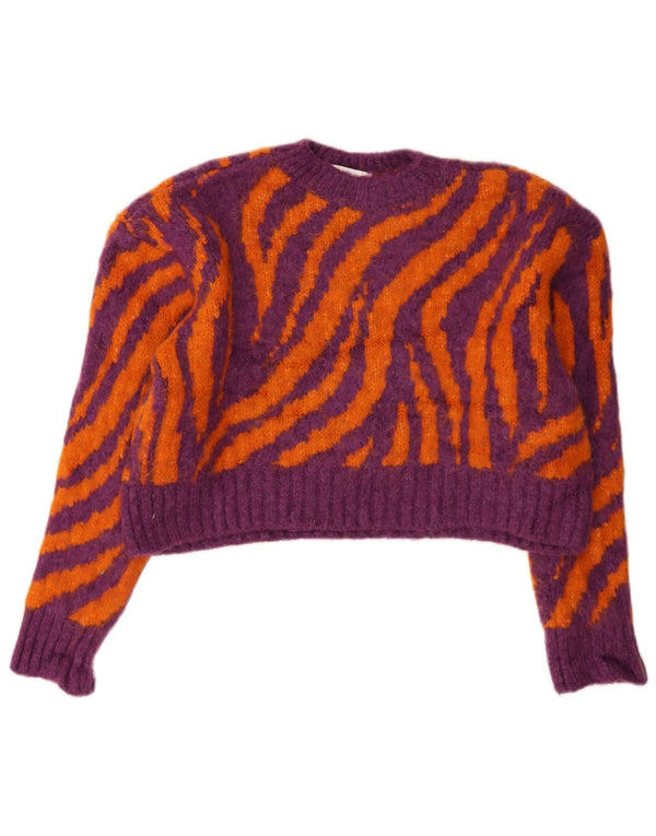 Zara ženski pulover s okruglim izrezom UK 10 Mali, višebojni