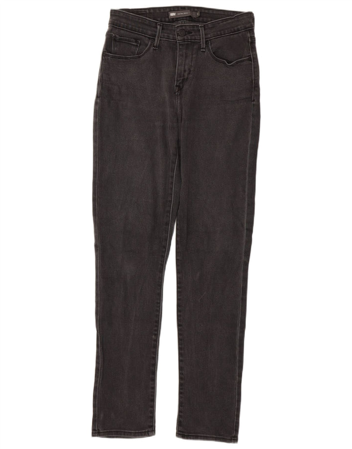 LEVI'S ženske uske traperice srednjeg rasta US 4 male W27 L32 sivi pamuk