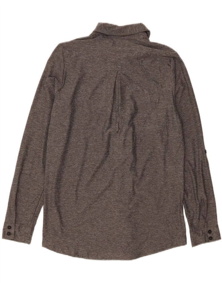 EDDIE BAUER Womens Shirt UK 16 Large Grey Polyester Vintage Eddie Bauer and Second-Hand Eddie Bauer from Messina Hembry 