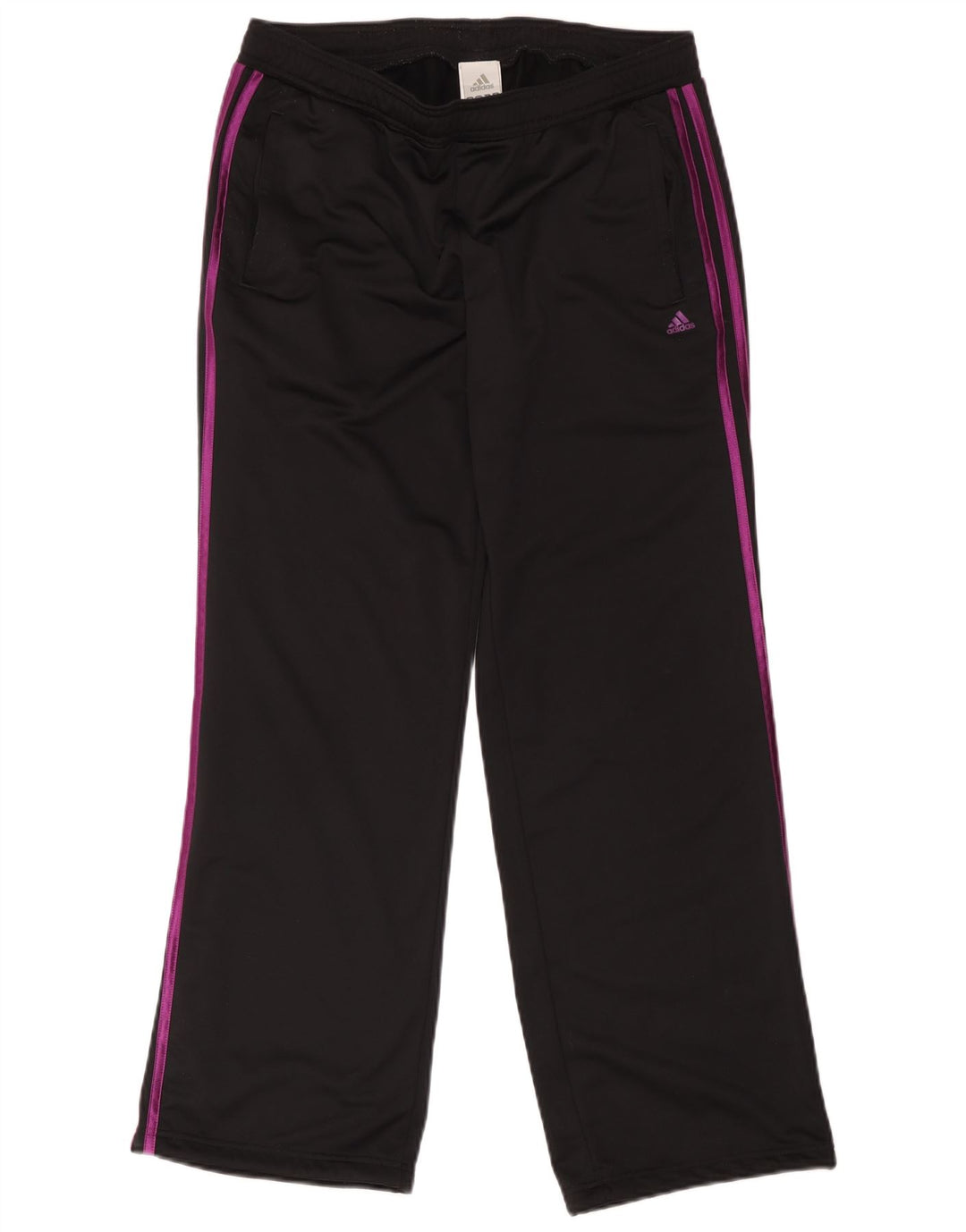 Adidas ženske hlače za trenirku UK 12/14 Srednje crni poliester