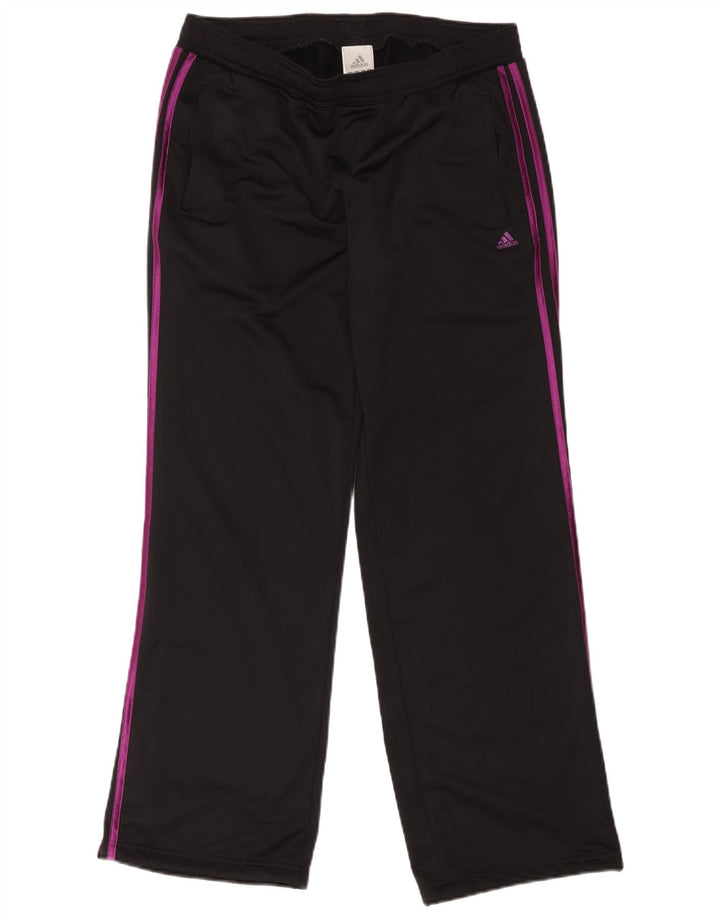 Adidas ženske hlače za trenirku UK 12/14 Srednje crni poliester